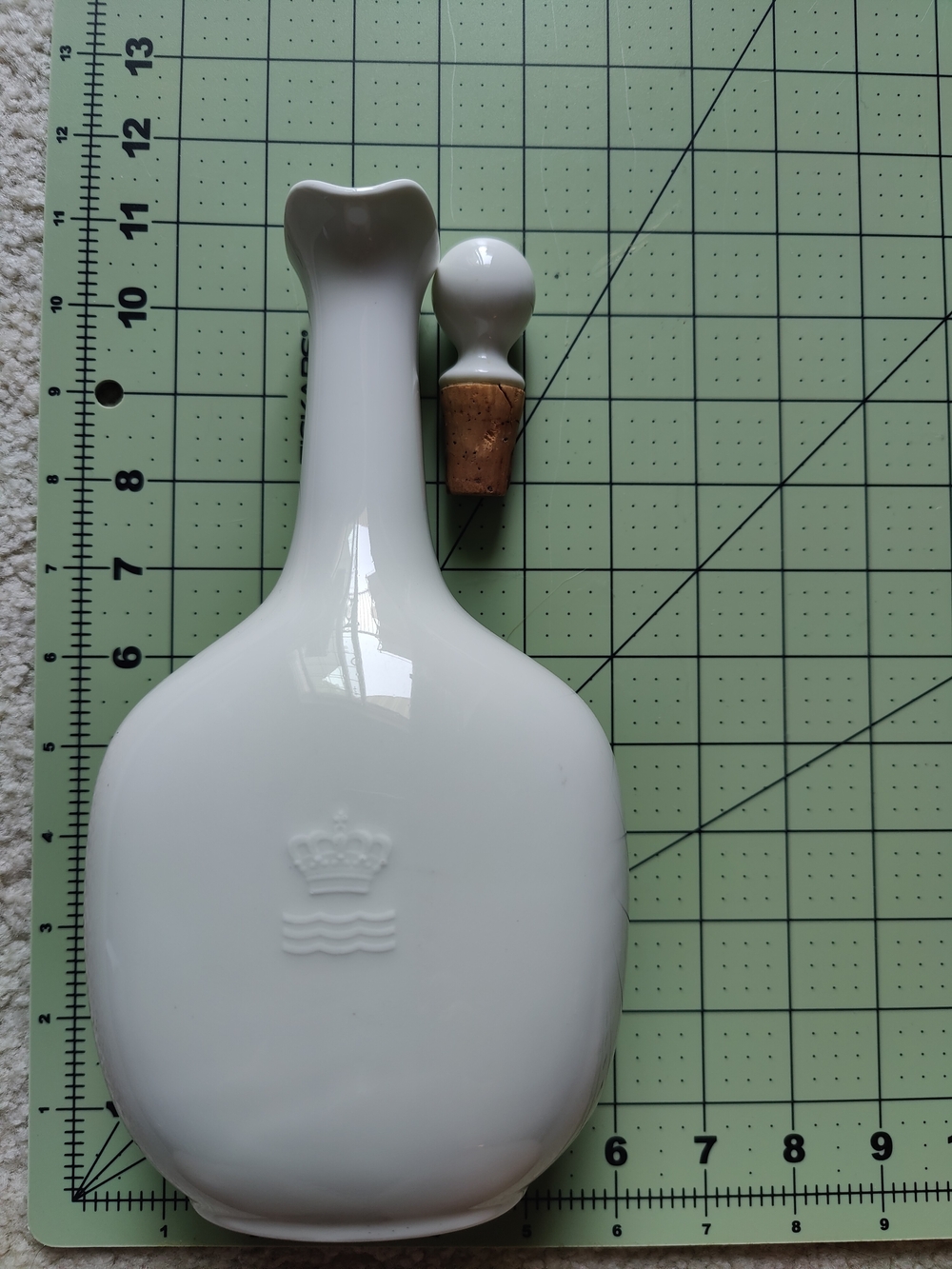 Royal Copenhagen Blanc de Chine Flask Decanter - Picture 3 of 9